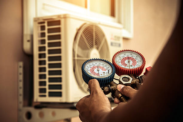 Professional Hvac technician working in Baker, MT